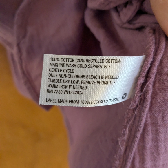 Universal Thread Lavender Casual Gauze Dress - Picture 5 of 7